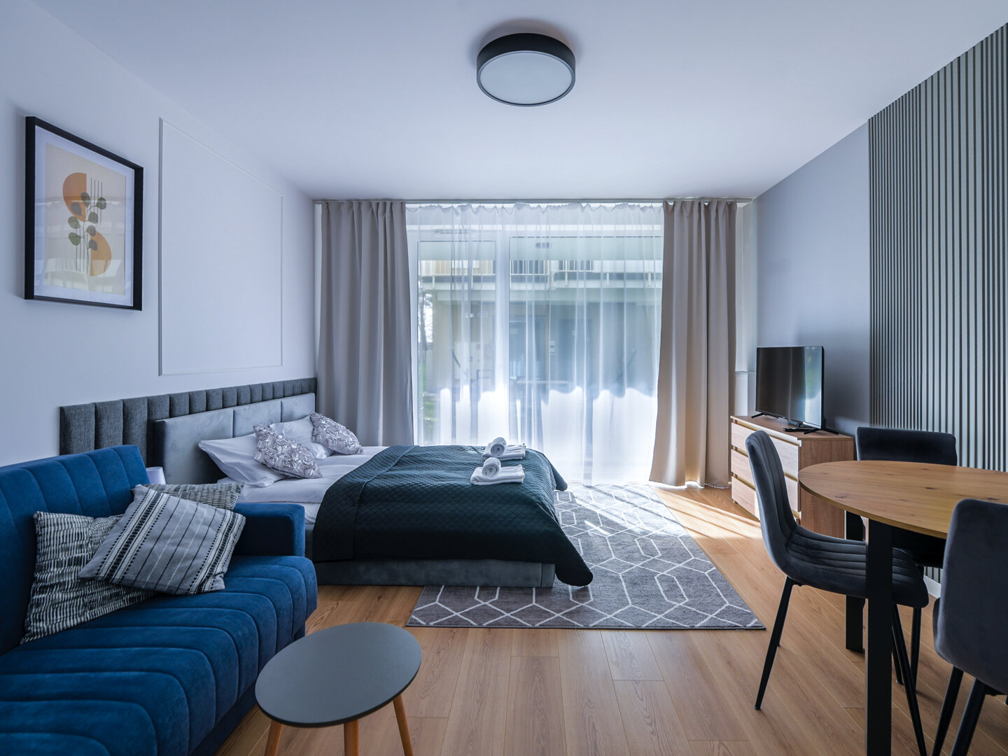 Apartament z widokiem na ogród